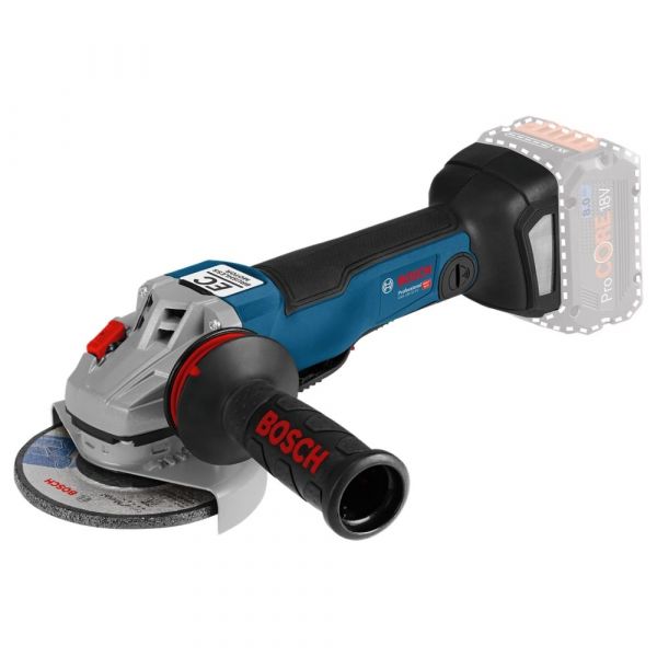Esmerilhadeira Bosch GWS 18V-10 PC, 18V, 2 baterias e maleta
