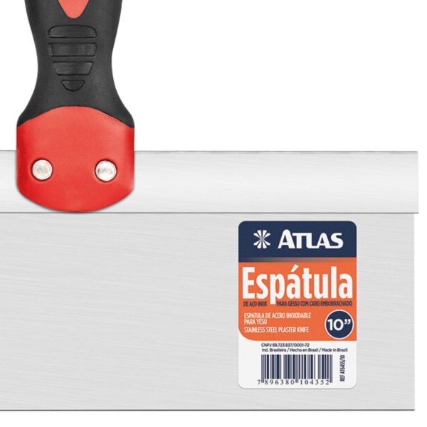 Espátula Retangular Inox Gesso 10