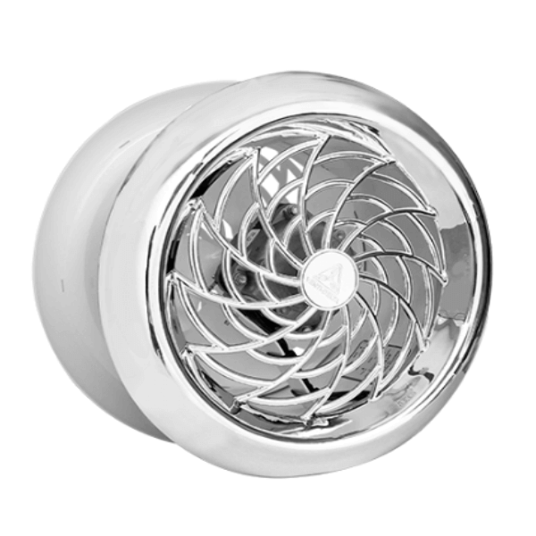 Exaustor Cromado Bivolt 25 cm Venti-Delta
