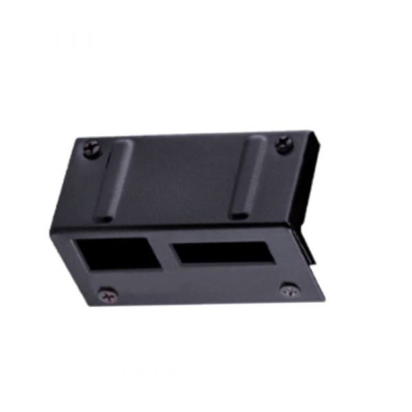 Fechadura Portão Sobrepor F-1500 Preto Fosco Soprano
