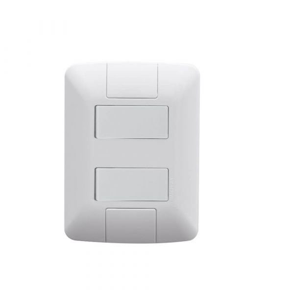 Conjunto 4x2 com 2 Interruptores Paralelos Aria 6 A 250 V Tramontina