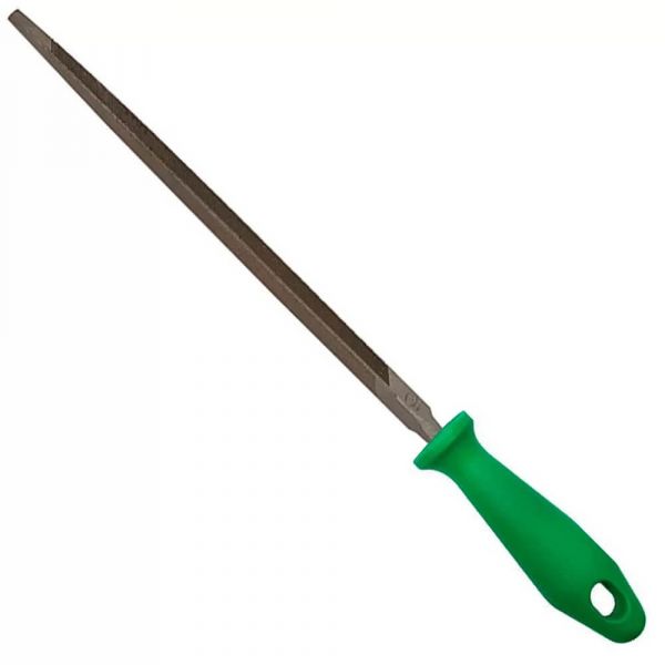 Lima Triangular Delgada 5” Com Cabo K&F