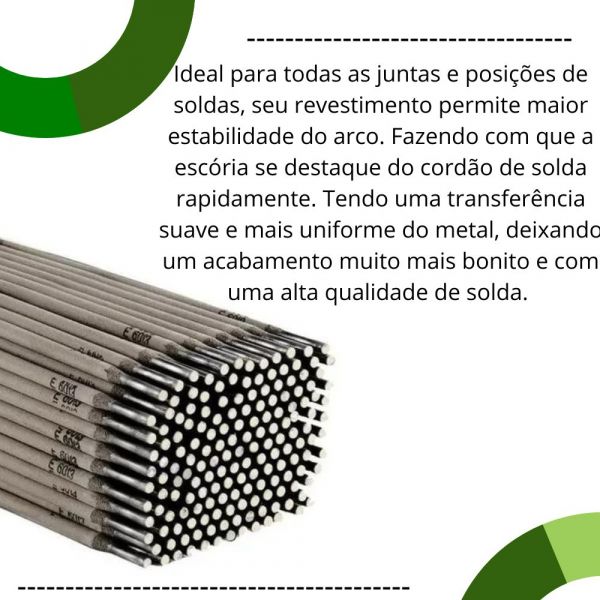 1 Kg Eletrodo Para Solda 6013X 3.25mm Nobre