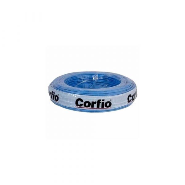1 Metro Fio Flexível 10,000mm Azul 750V Corfio