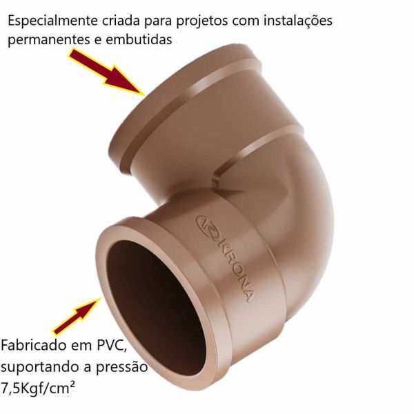 Joelho 90° Soldável 110mm Krona