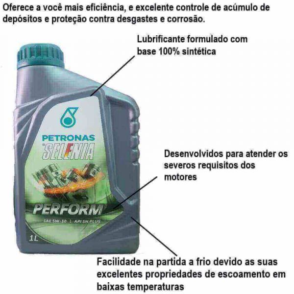Óleo Selenia Perform 5W30 API SNP Petronas