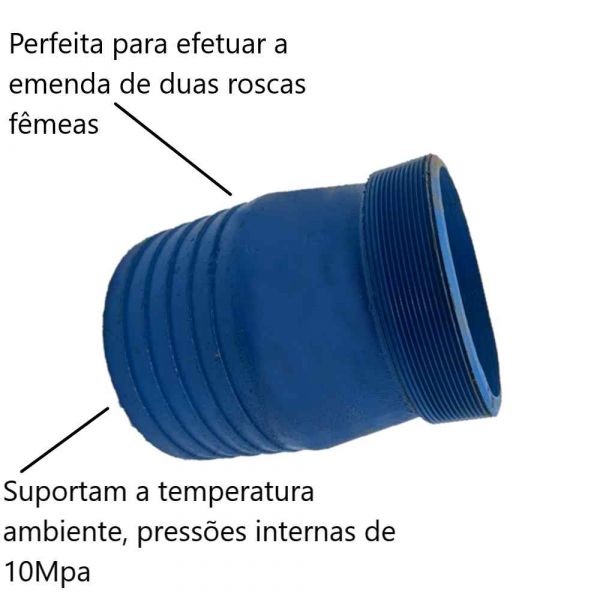 Niple De Redução Em Ferro  2.1/2X2” Ferreira Lopes