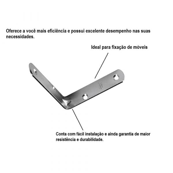 Cantoneira 40mm Bemfixa