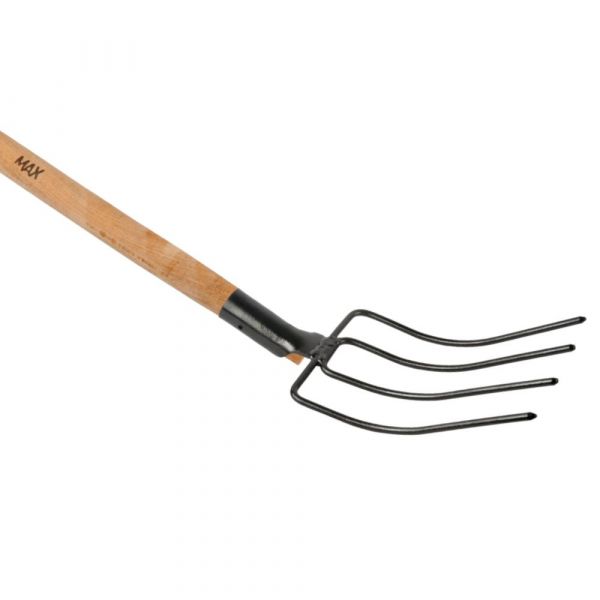 Forcado Metálico Reto 4 Dentes com Cabo 120cm Max