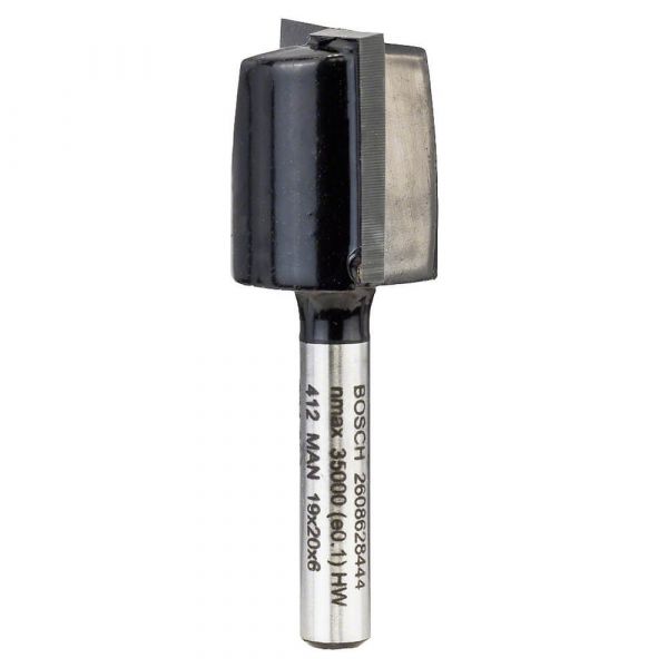 Fresa reta Bosch 6 mm, D1 19 mm, L 19,5 mm, G 51 mm