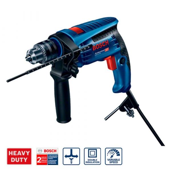 Furadeira de Impacto Bosch GSB 13 RE 650W 220V 5 brocas e maleta
