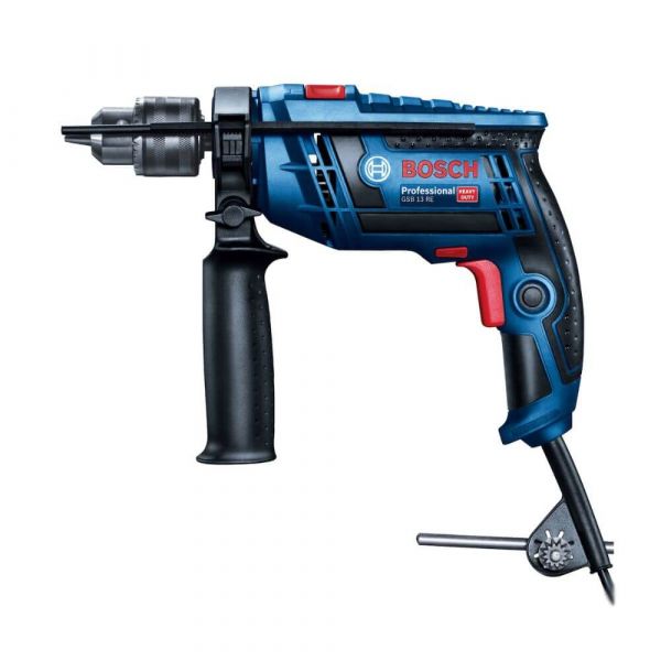 Furadeira de Impacto Bosch GSB 13 RE 650W 220V 5 brocas e maleta