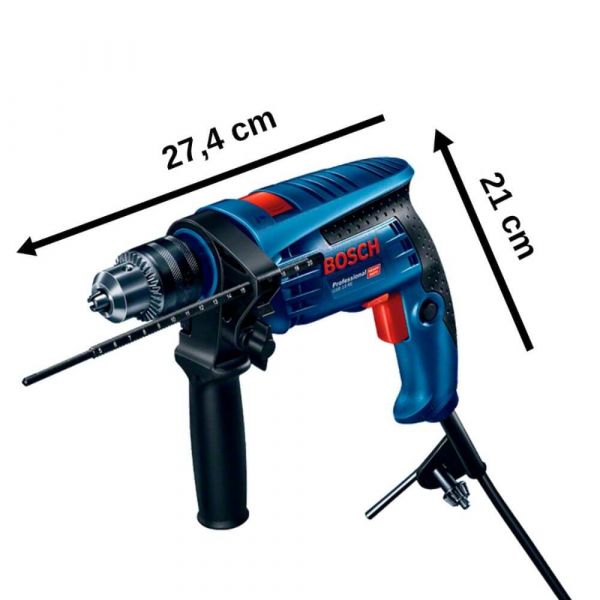 Furadeira de Impacto Bosch GSB 13 RE 650W 220V 5 brocas e maleta