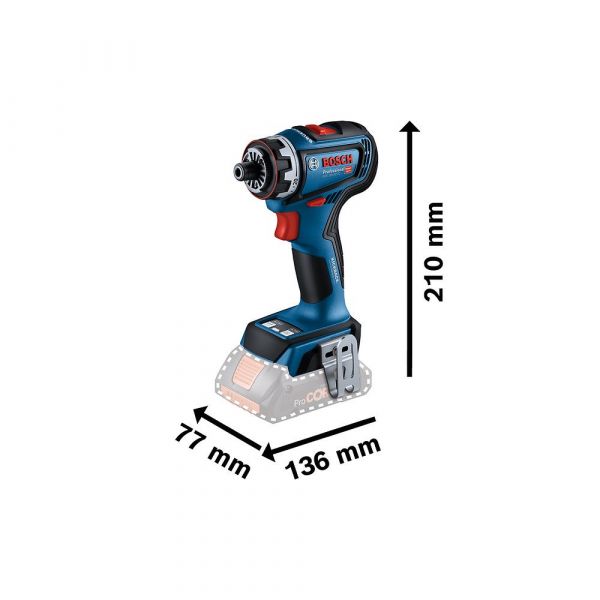 Furadeira e Parafusadeira GSR 18V-60 FC 2 Baterias, 1 Carregador e Maleta Bosch