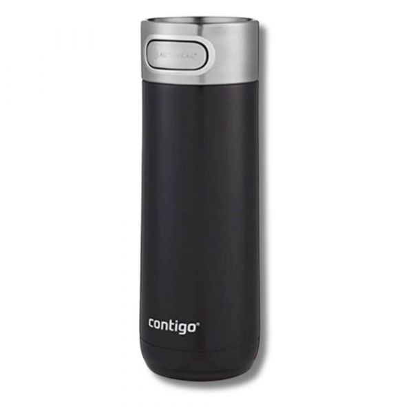 Garrafa Térmica 473ml Preta Inox Luxe 473ml Preta Squeeze Contigo