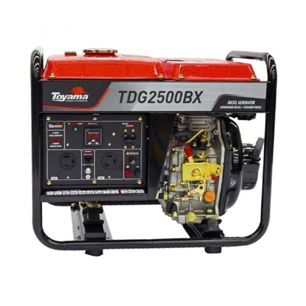 Gerador de Energia Monofásico a Diesel 220V 2,2KVA TDG2500BX Toyama