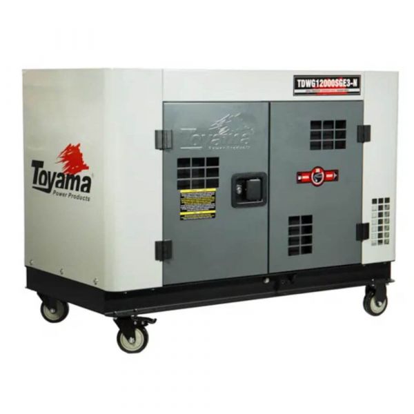 Gerador de Energisa à Diesel Trifásico 12,5 Kva 380V TDWG12000SGE3-N Toyama