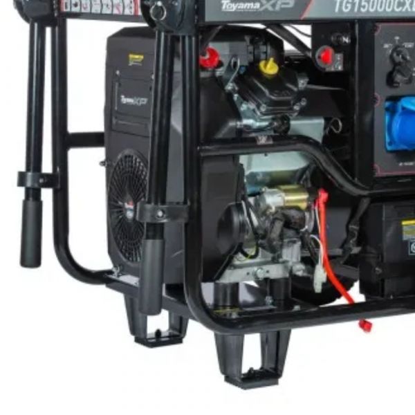 Gerador de Energia a Gasolina Partida Elétrica TG15000CXE-XP Toyama