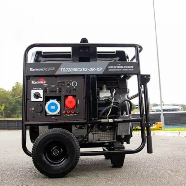 Gerador à Gasolina 23,75KVA Partida Elétrica 220/380V TG22000CXE3-DR-XP Toyama
