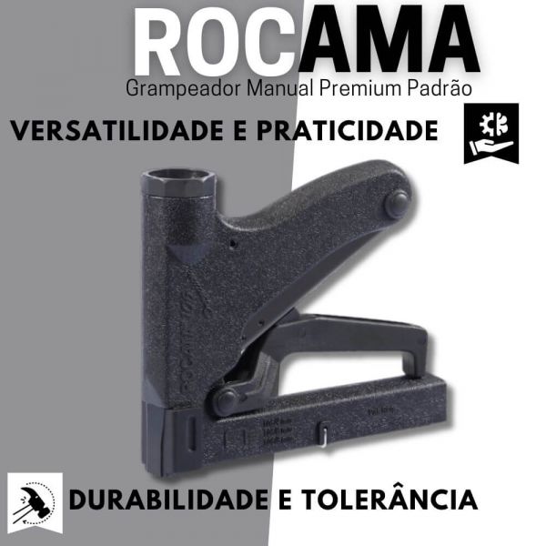 Grampeador Manual Premium Padrão Rocama