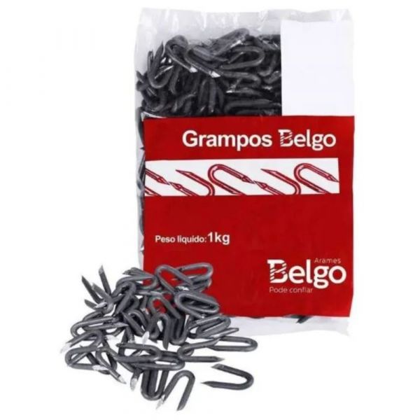 Grampo Galvanizado para Cerca 9x1” 1KG Belgo