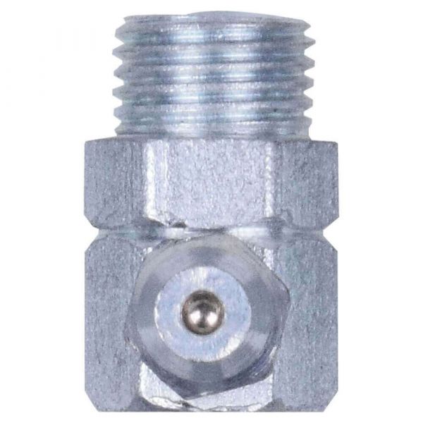Graxeira Aço Zincado 90° 1/8” x 3/8” Vonder