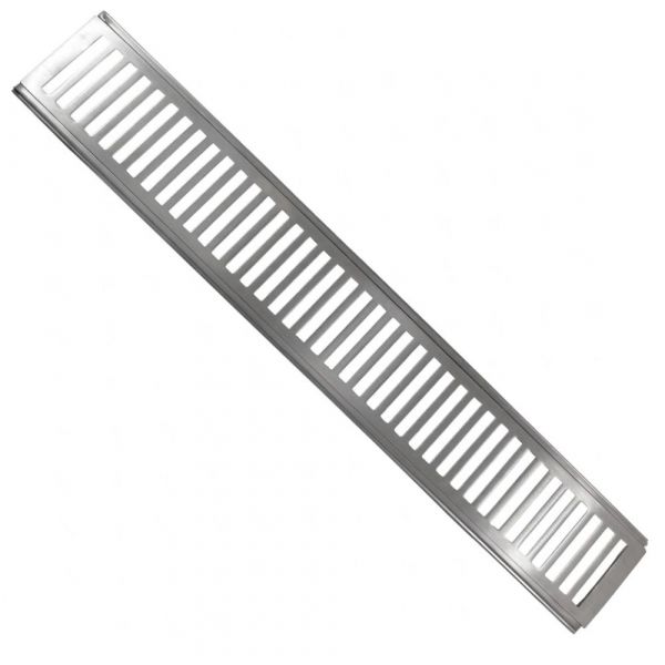 Grelha com Caixilho Escovado 100x15cm AC-Vent