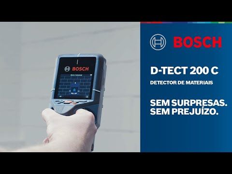 Detector e Scanner de parede Bosch D-TECT 200 C 200mm
