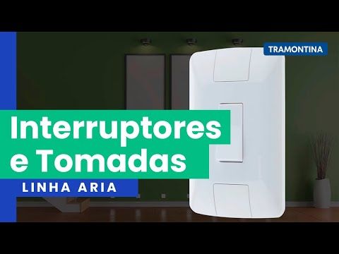 Conjunto 4x2 com 2 Tomadas 2P+T Aria 20 A 250 V Branco Tramontina