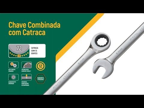 Chave Combinada Com Catraca 3/8” Sata 