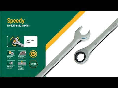 Chave Combinada Speedy 12mm com Catraca Sata