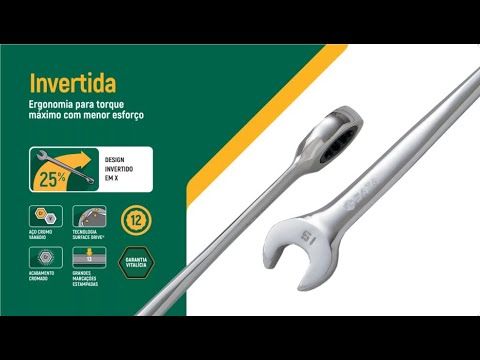 Chave Combinada Invertida 10mm  Sata