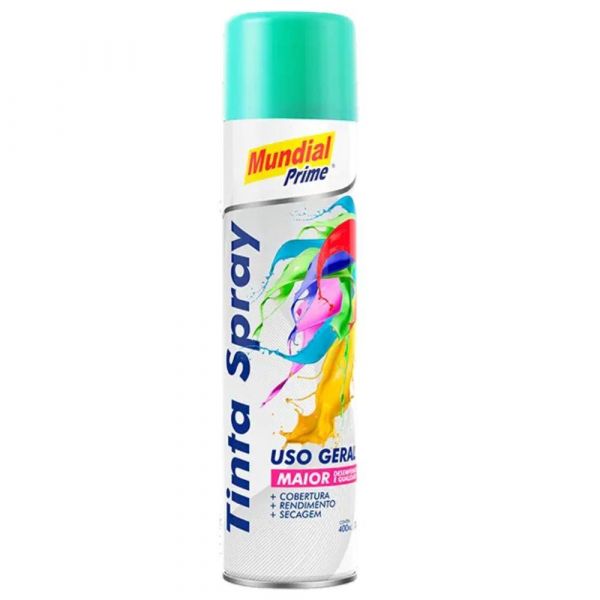 Tinta Spray Verde Claro 400ml Mundial Prime