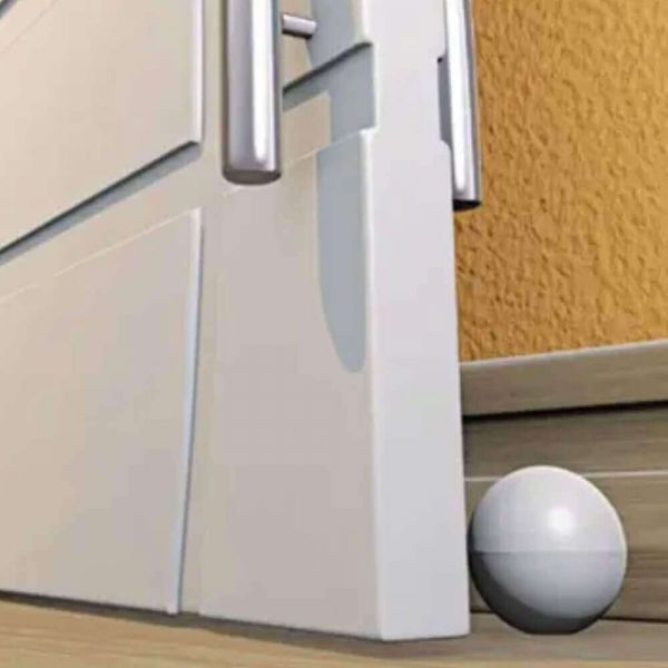 Batedor Para Porta Bola Cinza Bemfixa