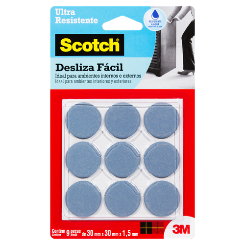Feltro Ultra Resistente Redondo Scotch 3M HB004263024