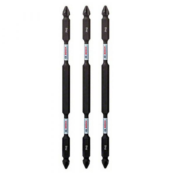 Jogo Impact Control 150mm PH2 Ponta Dupla 3 Peças Bosch