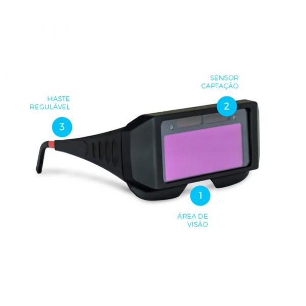 Óculos Para Solda Auto Escurecimento Boxer