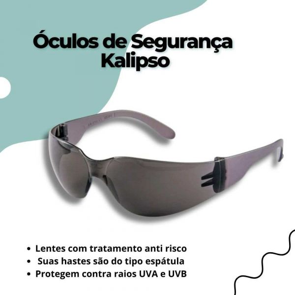 Óculos de Segurança Leopardo Cinza Kalipso