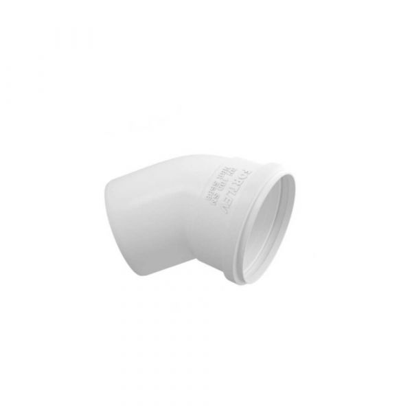 Joelho 45º para Esgoto DN75mm Fortlev