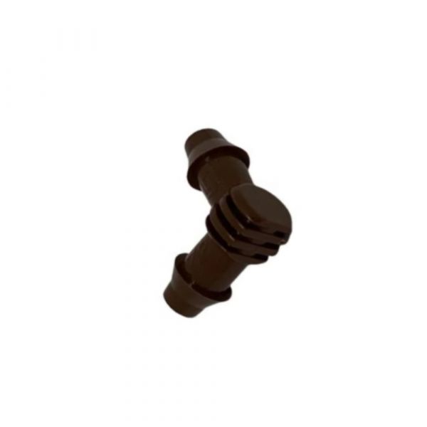Joelho Dentado Para Tubo Gotejador 8mm Rain Bird