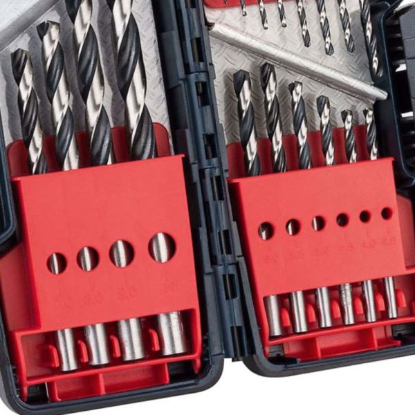 Jogo de Brocas Para Metal HSS POINTEQ 18 Peças 1 à 10mm Bosch