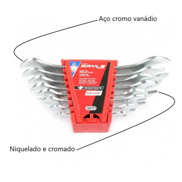 Jogo Chave Fixa 1/4