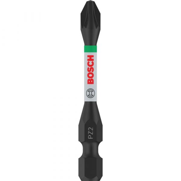 Jogo de Bits Impacto 2 Unidades 55mm PZ2 Bosch