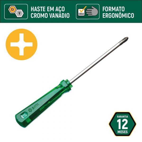 Jogo de Chave Fenda/Philips 6 Peças ST08044L Sata