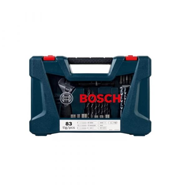 Jogo Kit De Ferramentas Brocas Titânio V-line 83 Peças Bosch
