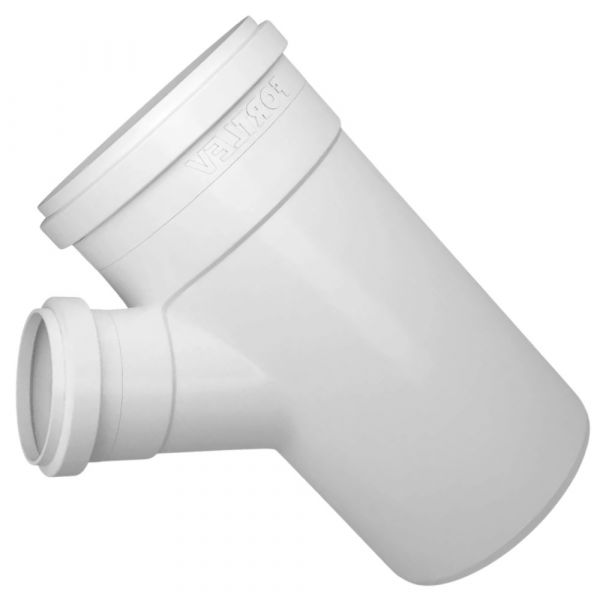 Junção de Redução Esgoto 45° 75x50mm Fortelev