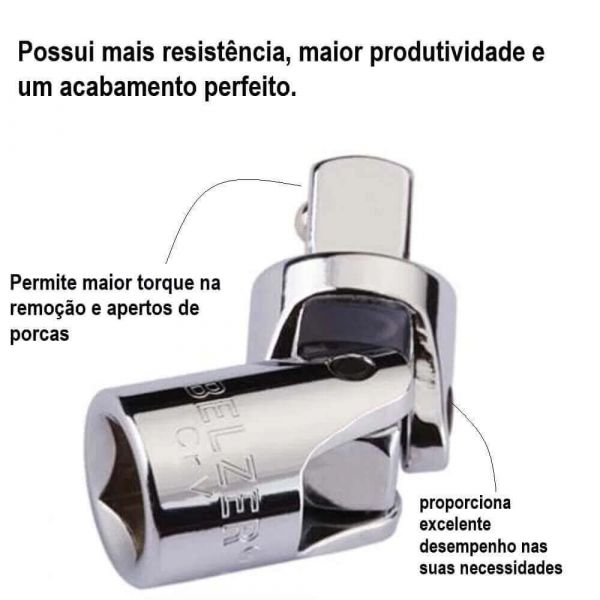 Junta Universal Para Soquete 1/2” Belzer