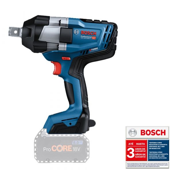 Kit Chave de Impacto GDS 18V-1050 H + 2 Baterias GBA 18V 4Ah + Carregador GAL 18V-40 Bosch