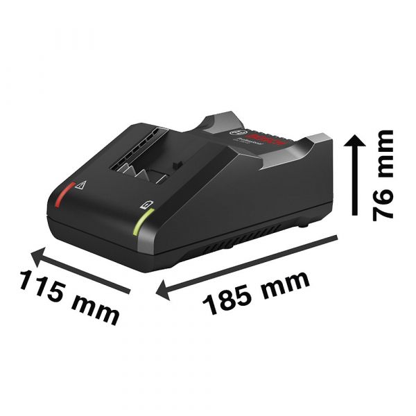 Kit de 2 Baterias GBA 18V 4Ah + Carregador de baterias Bosch GAL 18V-40 Bivolt