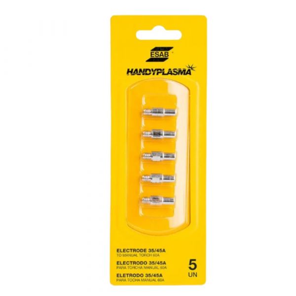 Kit de Eletrodos Handplasma 60A 5 Und. para Tocha Esab